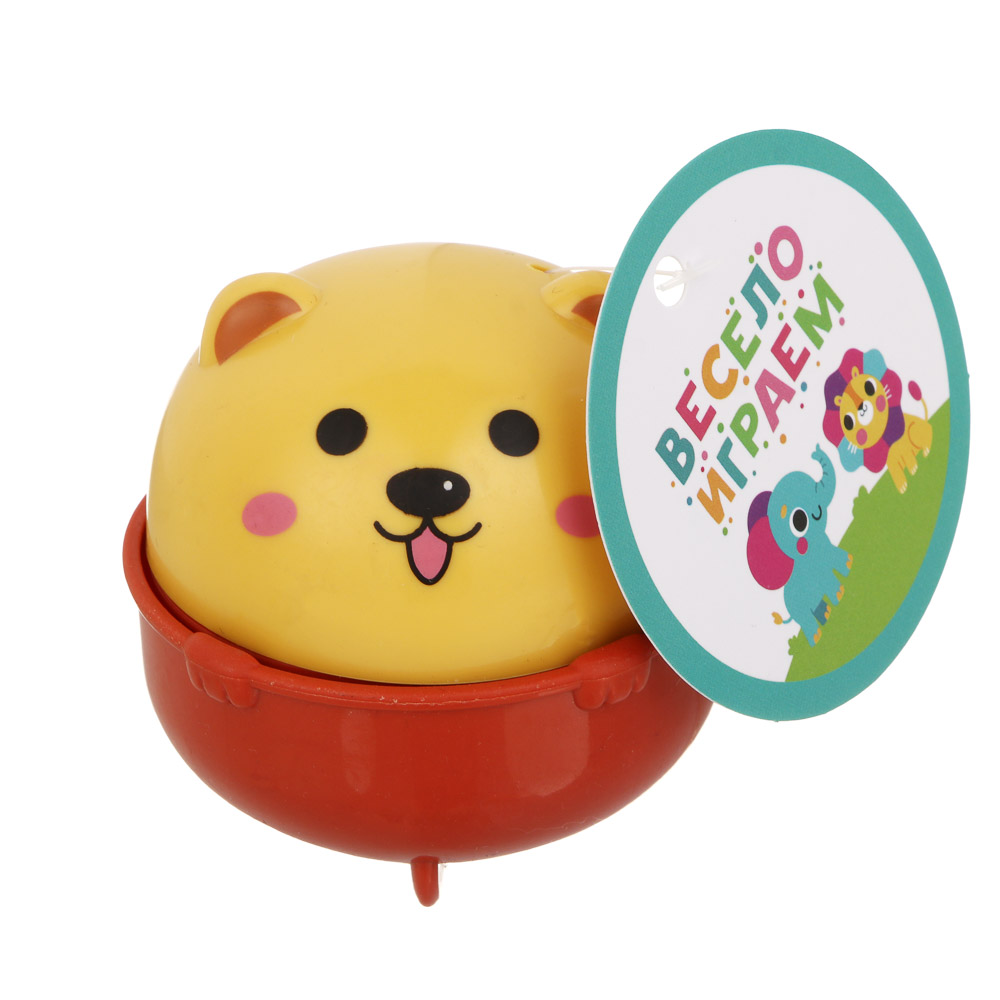 Игрушка для малышей в виде животных, инерция, PP ,6,6x6x6,6см, 4 дизайна, арт.№ 262-562