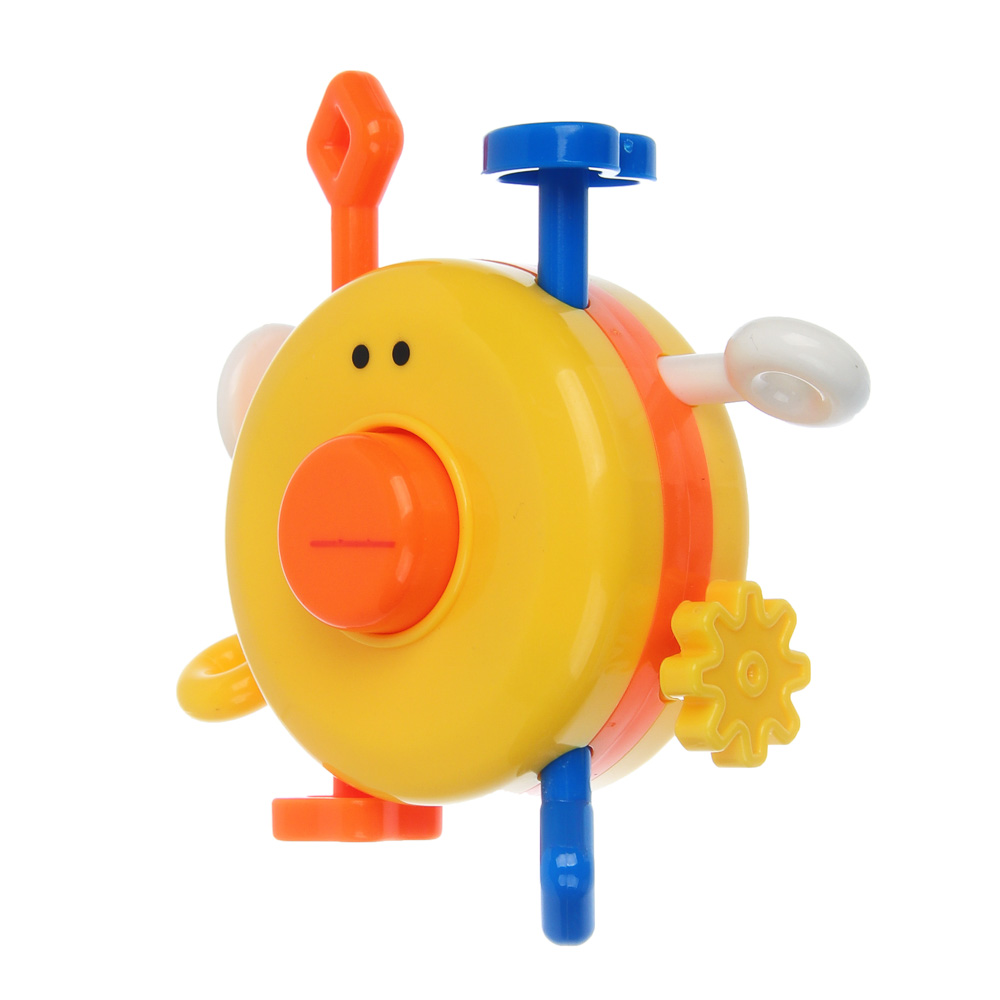 Игрушка развивающая для малышей "Кругляшики", ABS, 17х13х3,7см, 2 дизайна, арт.№ 270-065