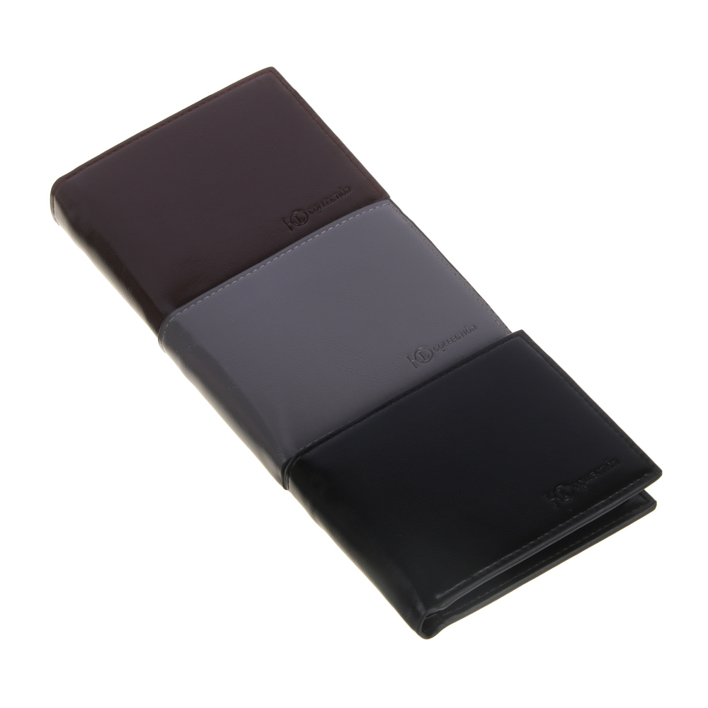 ЮL Портмоне мужское, ПУ, 12х9,5см, 3 цвета, ПМ23-04, арт.№ 303-953