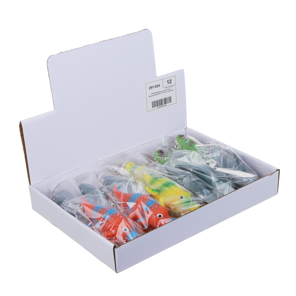 ИГРОЛЕНД Ирушка антистресс "Мялка-нажималка", 12-14см,  4 дизайна, арт.№ 297-020