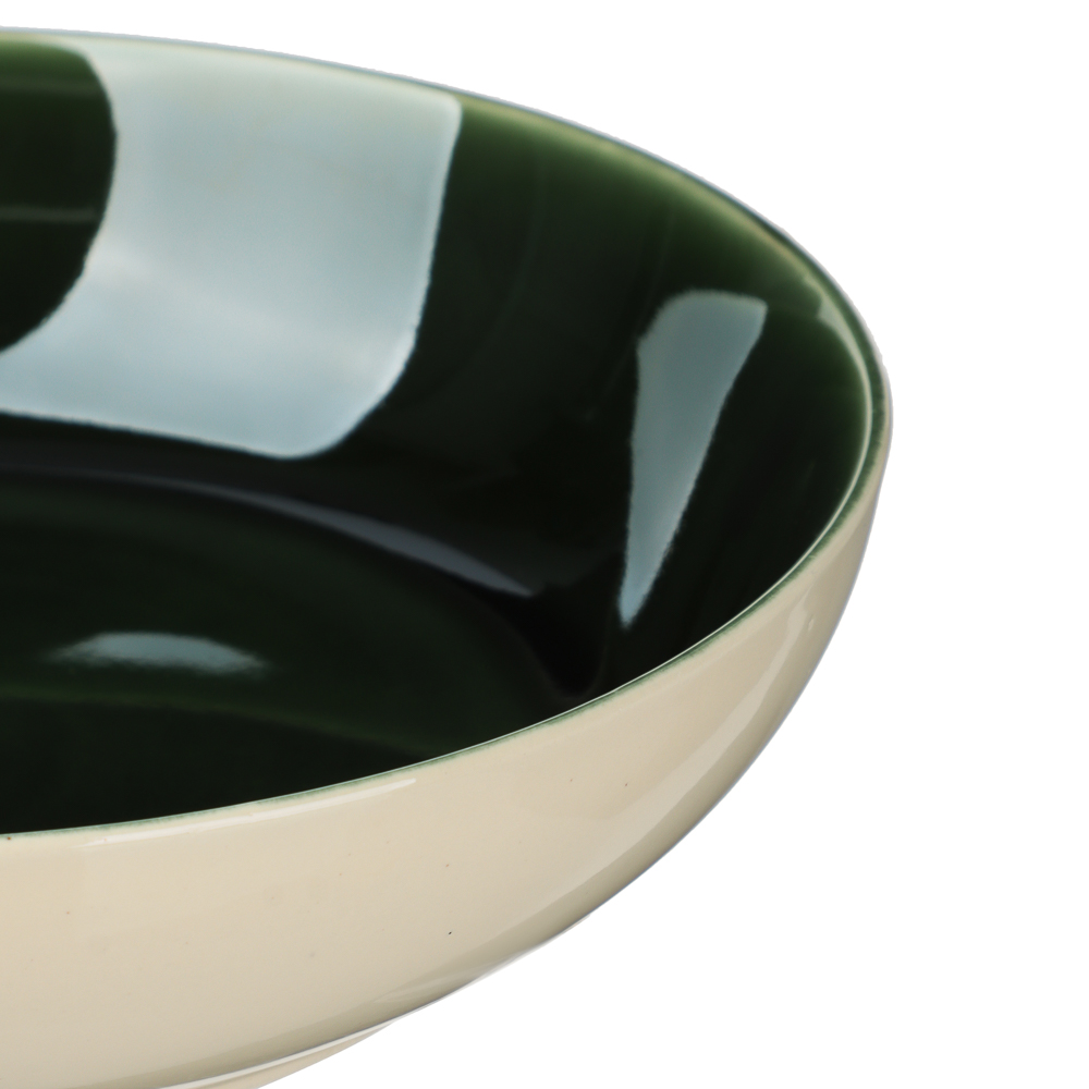 Тарелка для супа/салатник 20х5см, 830мл, тм MILLIMI Верде, керамика, арт.№ 824-308