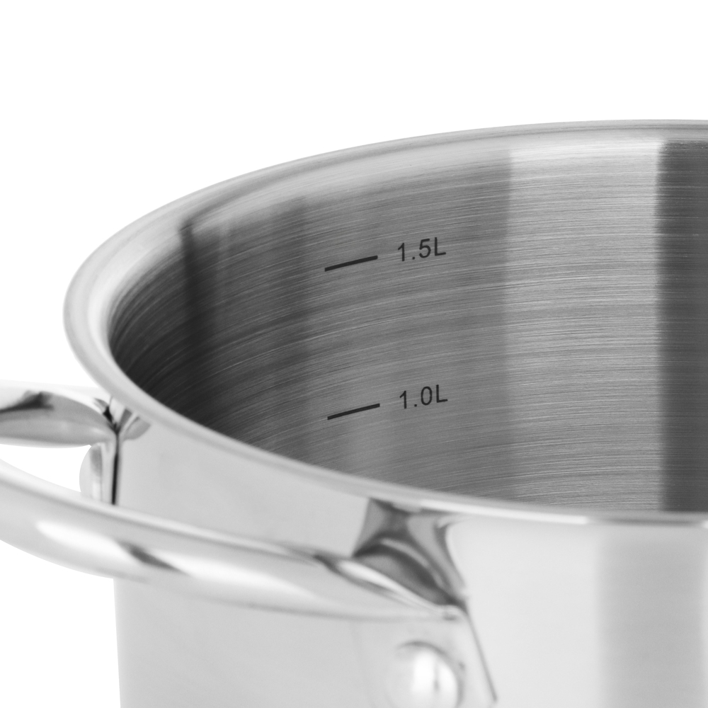 SATOSHI Асти Кастрюля 16х9,5см. 1,9л. со стекл. крышкой, индукция, арт.№ 822-001