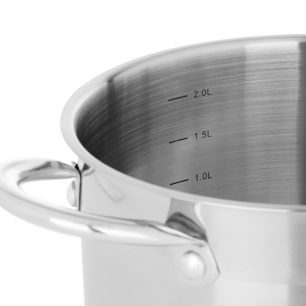 SATOSHI Асти Кастрюля 18х10,5см. 2,6л. со стекл. крышкой, индукция, арт.№ 822-002