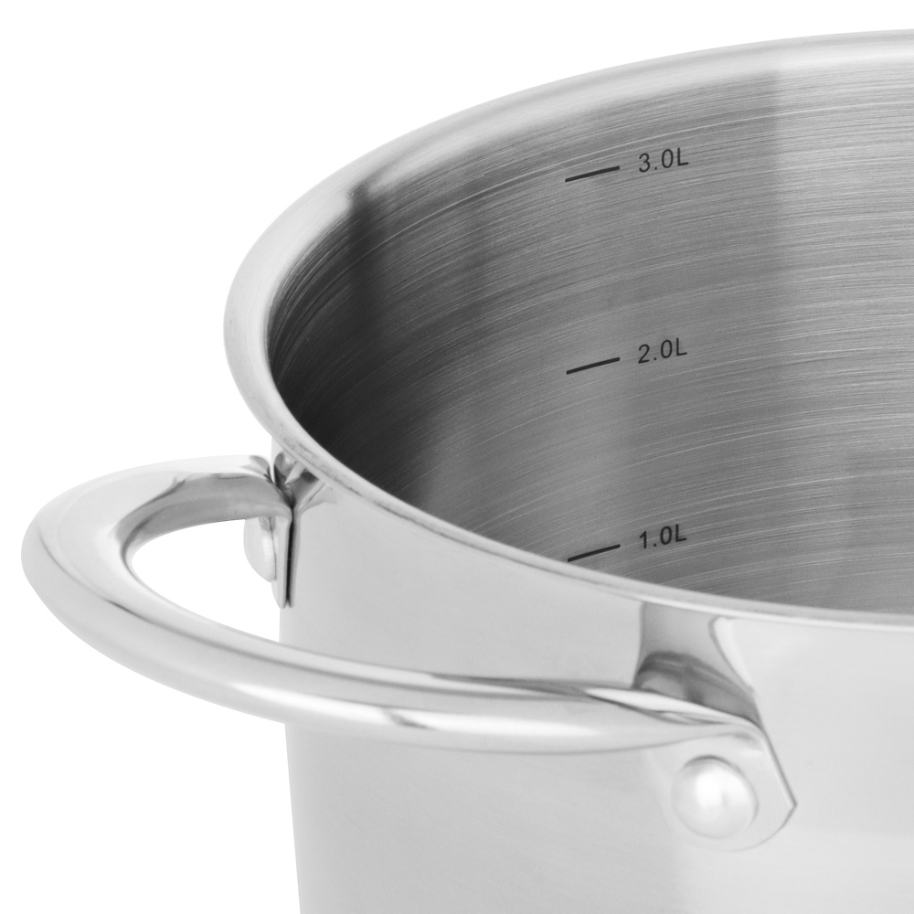 SATOSHI Асти Кастрюля 20х11,5см. 3,6л. со стекл. крышкой, индукция, арт.№ 822-003