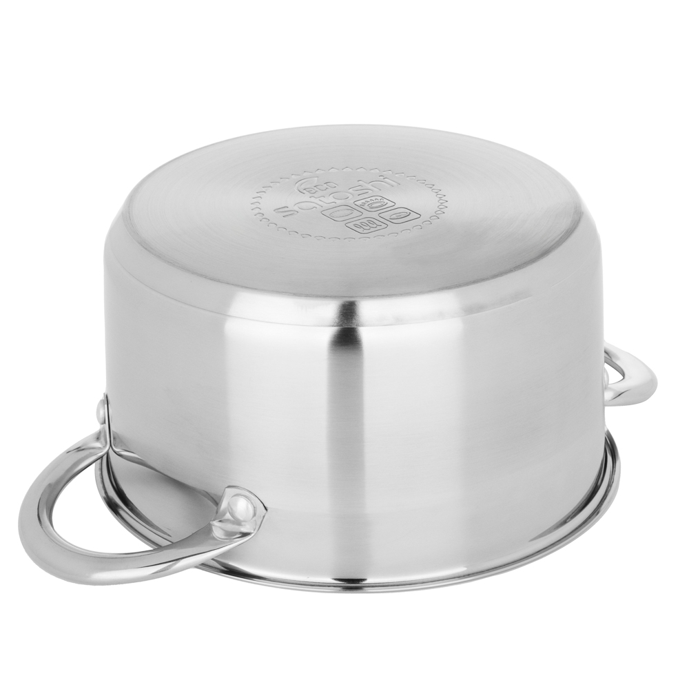 SATOSHI Асти Кастрюля 24х13,5см. 6,1л. со стекл. крышкой, индукция, арт.№ 822-004