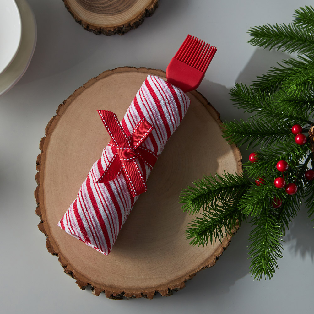 PROVANCE Винтер Полотенце кухонное с кисточкой, 100% хлопок 38х64см, силикон 25х4см, арт.№ 492-174