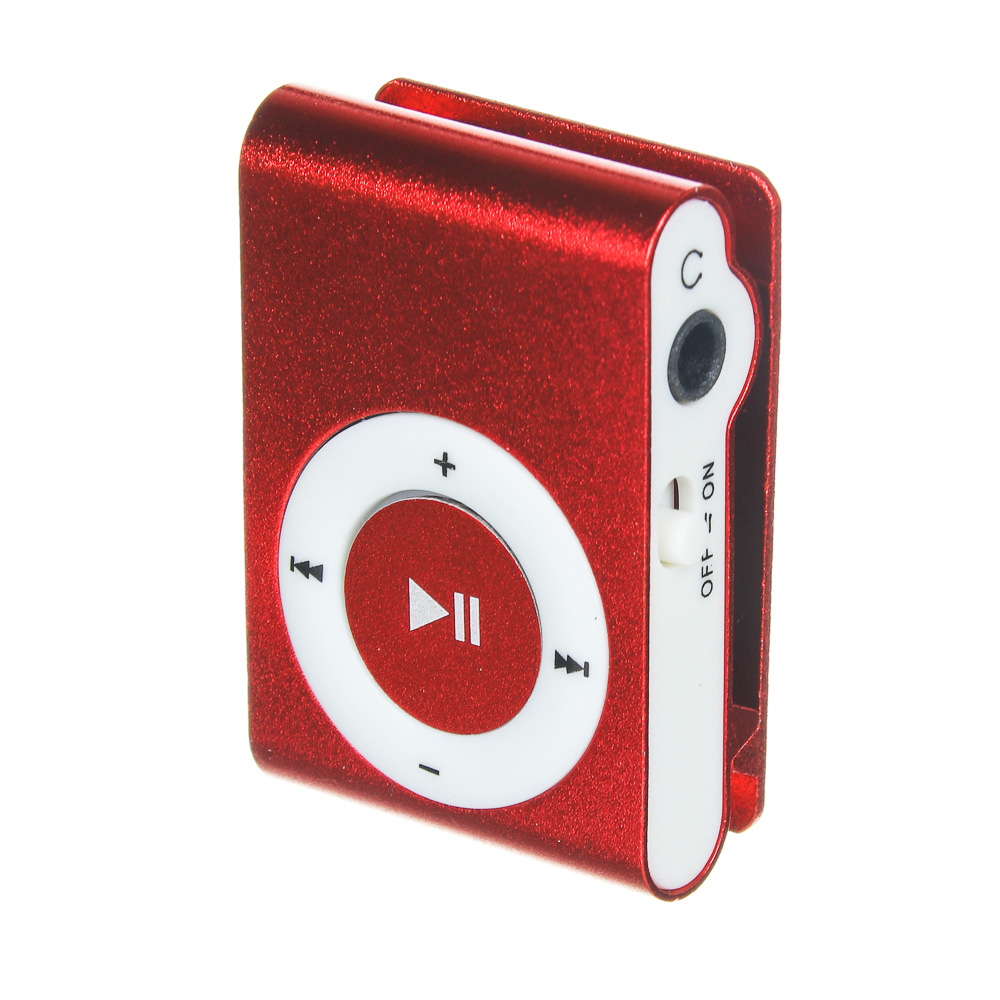 Аудио-плеер FORZA, MicroSD-слот, WAV, WMA, MP3, 85мАч, 3.5мм USB 2.0/1.1, металл, науш 60см, FM, 4цв, арт.№ 916-069