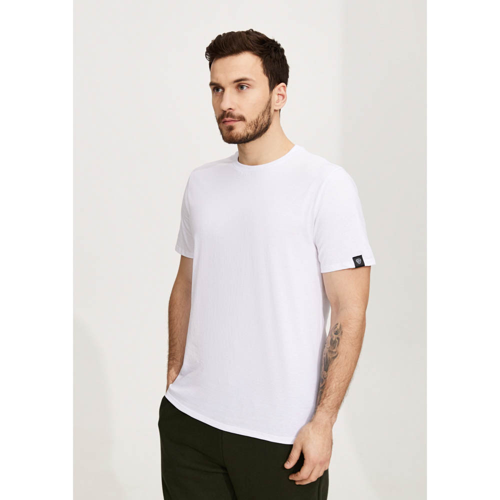 BY Basic Футболка мужская, хлопок, цвет белый, размер L, арт.№ 833-170
