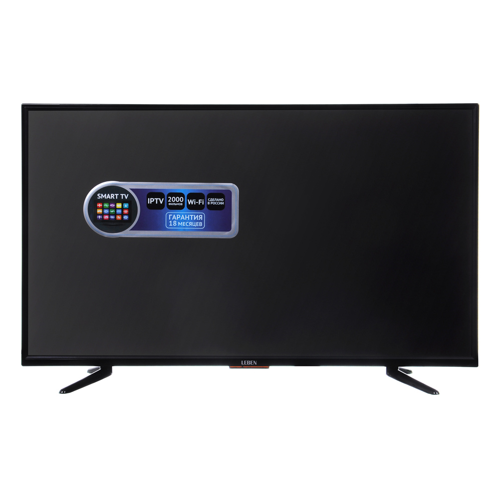 LEBEN ЖК-телевизор, диагональ 39" (99см), HD Smart модель LE-LED39RS282T2, арт.№ 282-102