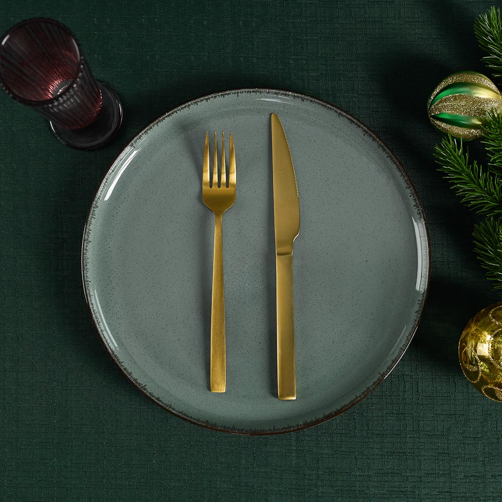 PROVANCE Фелиз Скатерть текстильная с водоотталкивающей пропиткой, 140x230см, 100%полиэстер, зеленый, арт.№ 492-198