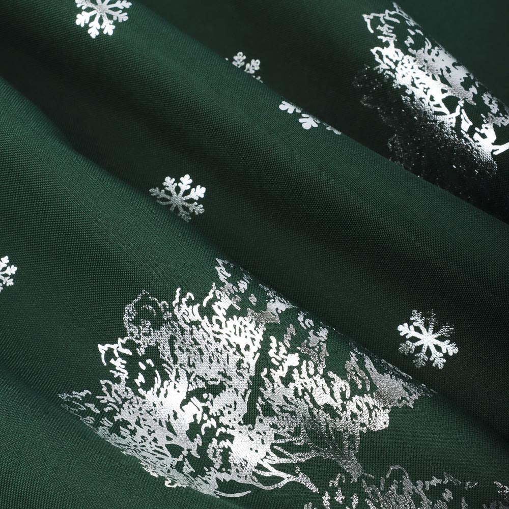 PROVANCE Фелиз Скатерть текстильная с водоотталкивающей пропиткой, 140x230см, 100%полиэстер, зеленый, арт.№ 492-198