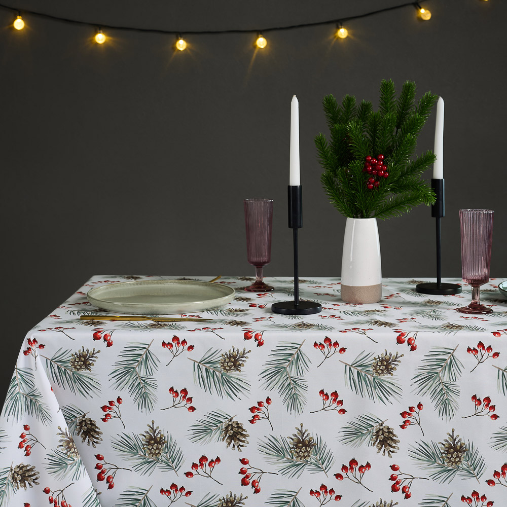 PROVANCE Фелиз Скатерть текстильная с водоотталкивающей пропиткой, 110x140см, 100% полиэстер, арт.№ 492-202