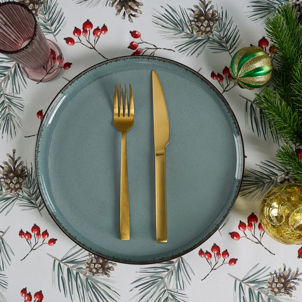 PROVANCE Фелиз Скатерть текстильная с водоотталкивающей пропиткой, 110x140см, 100% полиэстер, арт.№ 492-202