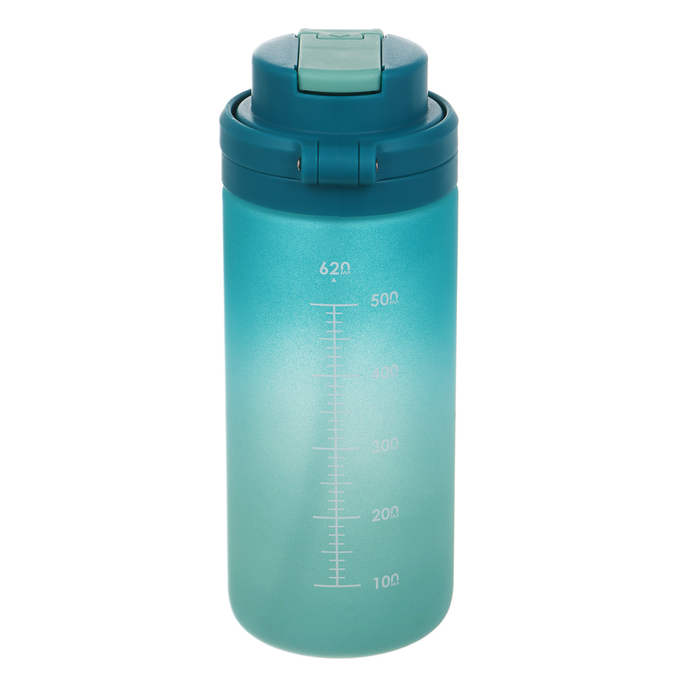 Бутылка для воды тм BY SPORT, 620мл, 20х7,5см, PC, PP, 3 цвета, арт.№ 088-144