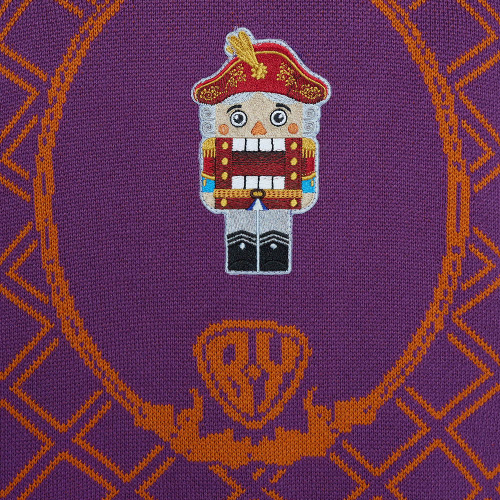 Свитер "Nutcracker", фиолетовый, унисекс, разм. XL, арт.№ 080-185