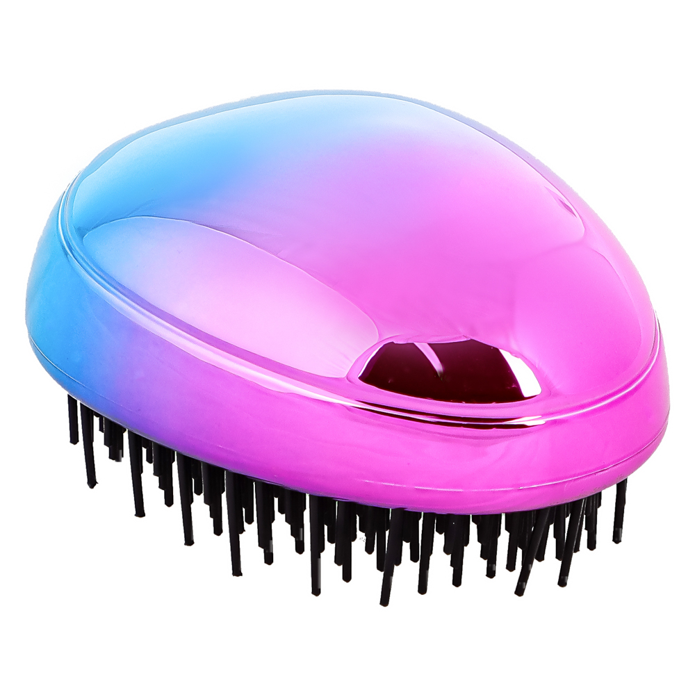 Расческа массажная тм ЮНИLOOK, пластик, 8,5х6,5см, 3-4 цвета, арт.№ 356-794