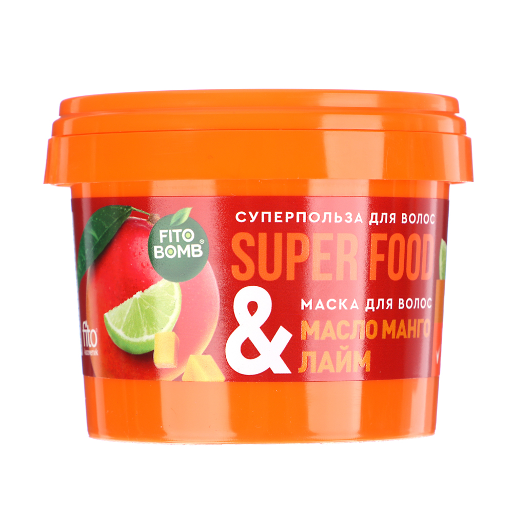 Маска для волос Super Food в ассортименте, 100мл, арт.№ 971-064