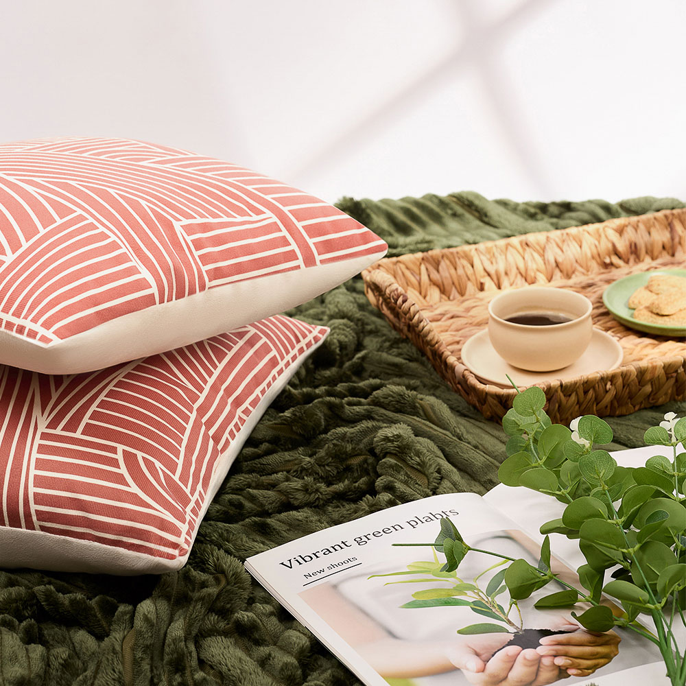 PROVANCE Кантри Подушка декоративная велюр, 40х40см, 100% полиэстер, арт.№ 497-107