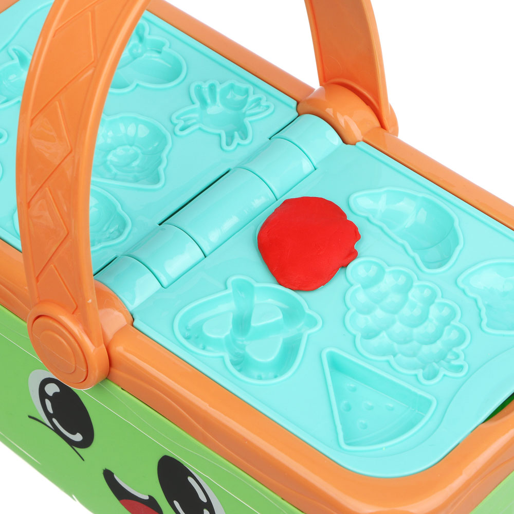 ХОББИХИТ Набор для лепки "Корзина с фруктами", тесто, пластик, 20х11х20см, арт.№ 289-182