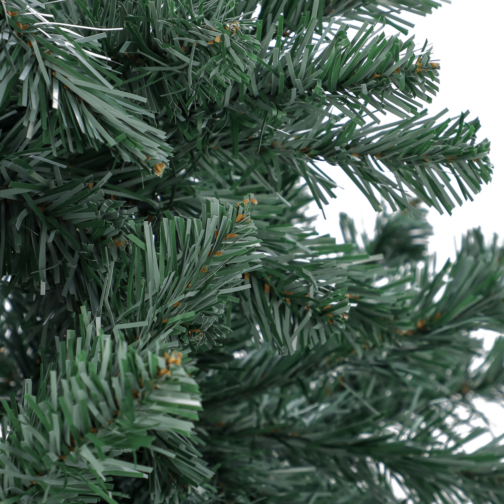 Ель искусственная "с инеем" 180 см, 611 веток, ПВХ, арт.№ 385-443