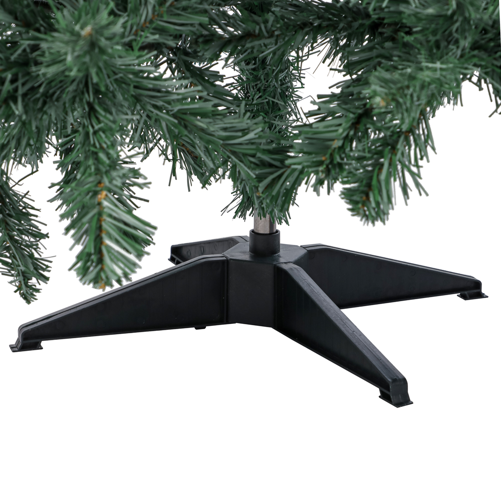 Ель искусственная "с инеем" 180 см, 611 веток, ПВХ, арт.№ 385-443