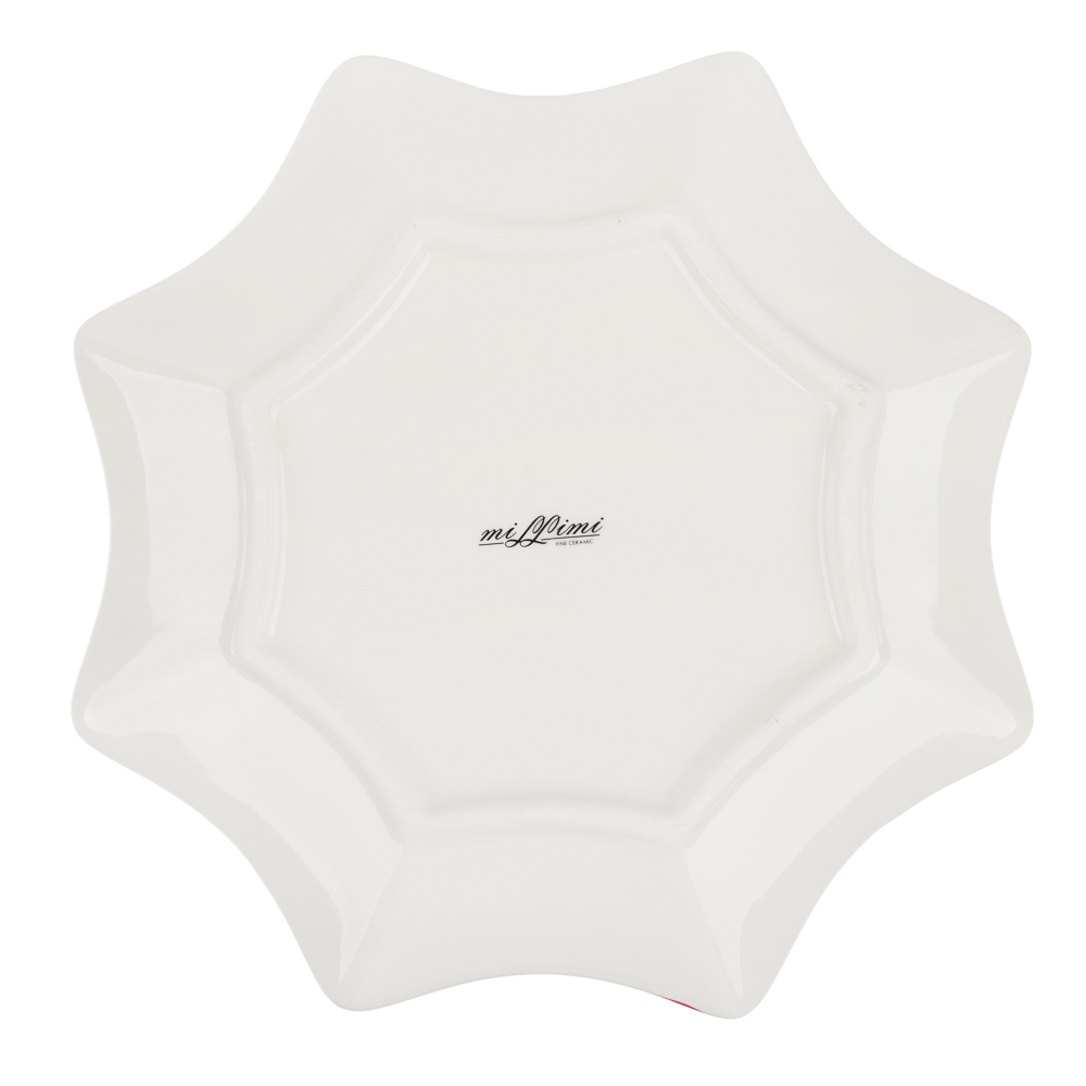 MILLIMI Винтер Блюдо в форме звезды, 25,5х2см, керамика, арт.№ 820-822