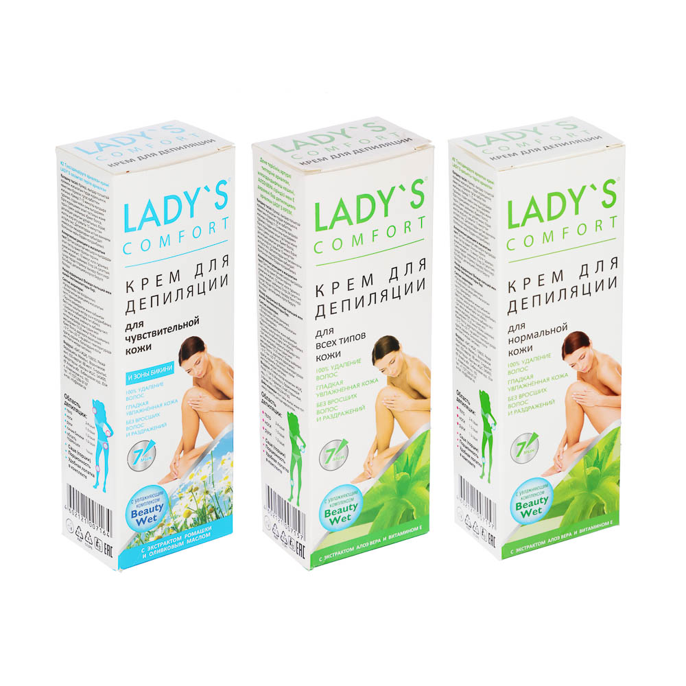 Крем для депиляции LADY'S comfort для нормальной кожи,100 мл, арт.№ 977-097