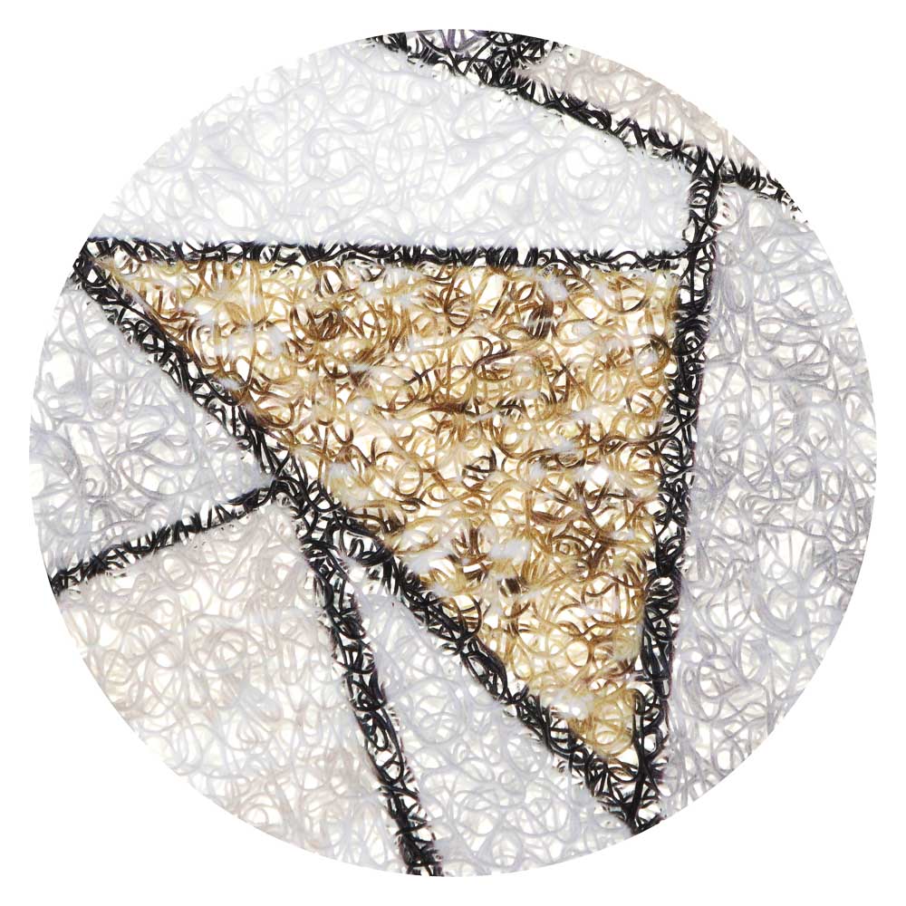 Коврик придверный тм VETTA Спагетти, 40х60 см, ПВХ, без резиновой подложки, 2 дизайна, арт.№ 466-419