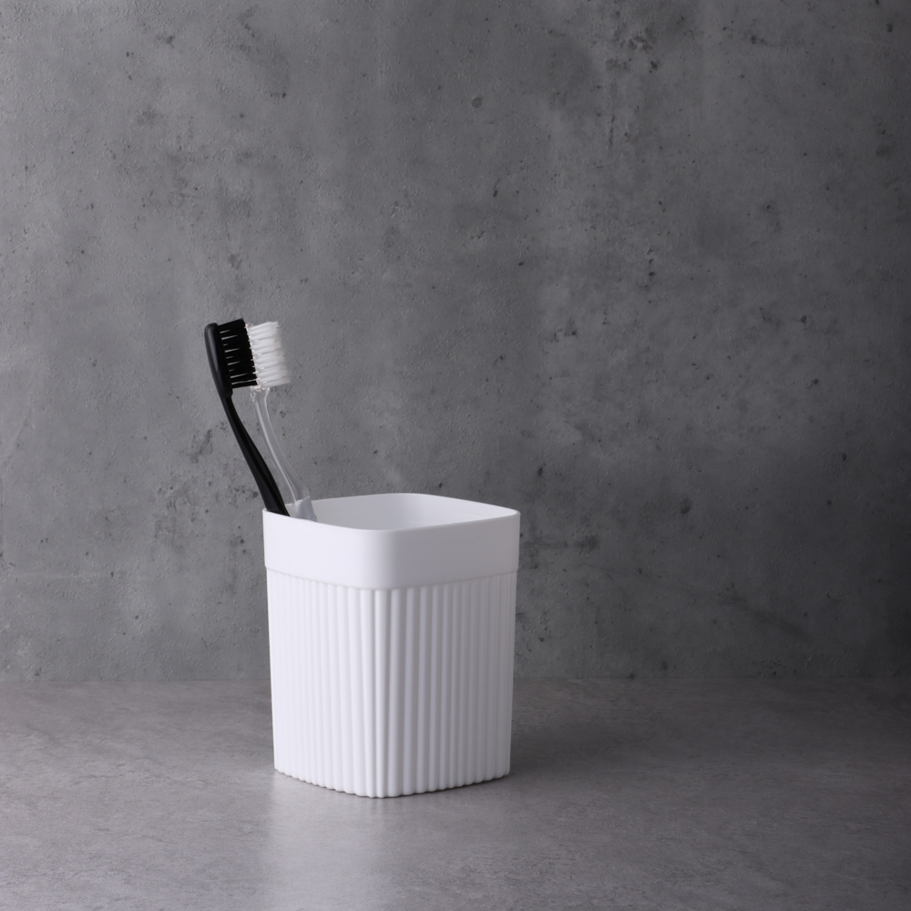 Стакан "Velvet" 90х90х110 мм, 0,65л, белый, арт.№ 463-466