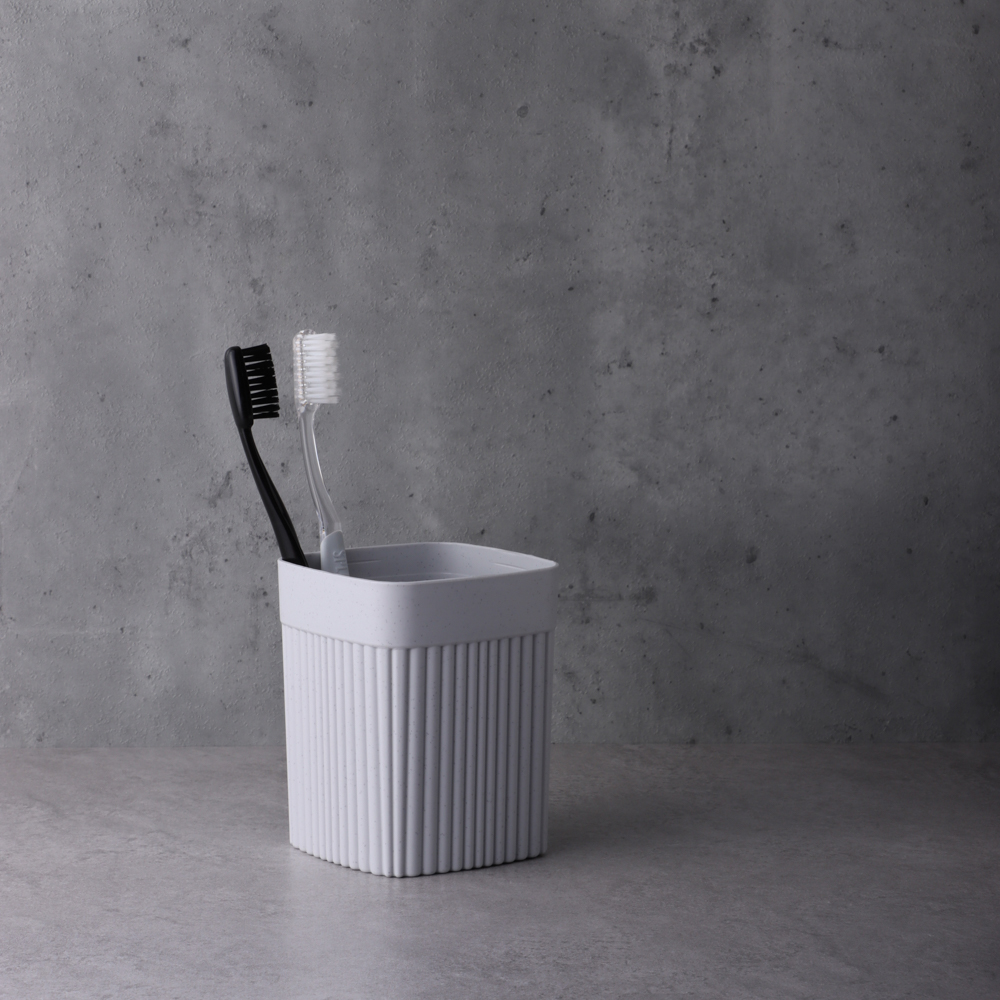 Стакан "Velvet" 90х90х110 мм, 0,65л, светло-серый флэк, арт.№ 463-467