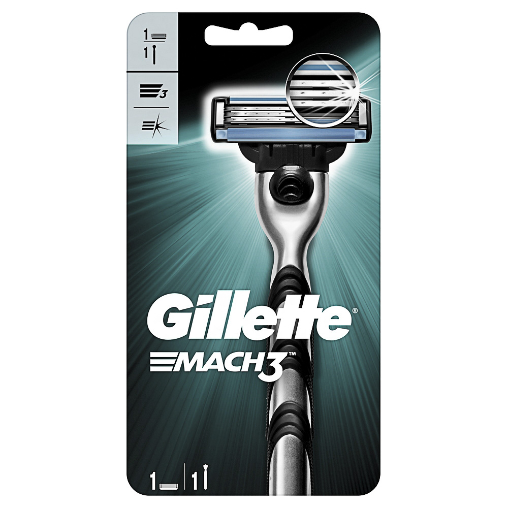 Станок для бритья Gillette MACH3 с 1 сменной кассетой, арт.№ 948-002