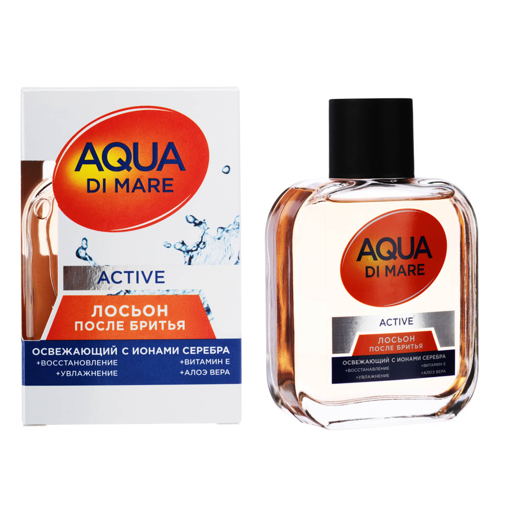 Лосьон после бритья AQUA DI MARE, Cool/Active/Breeze, 90мл, арт.№ 947-018