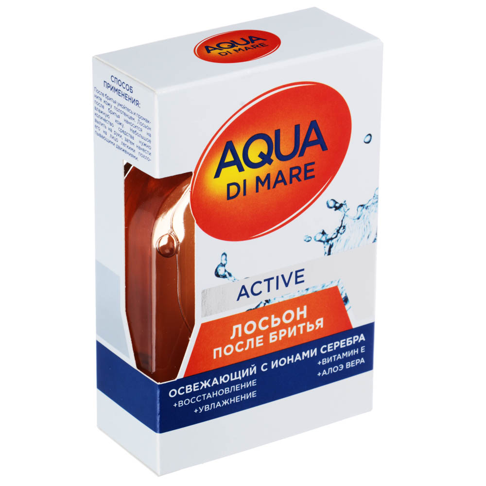 Лосьон после бритья AQUA DI MARE, Cool/Active/Breeze, 90мл, арт.№ 947-018