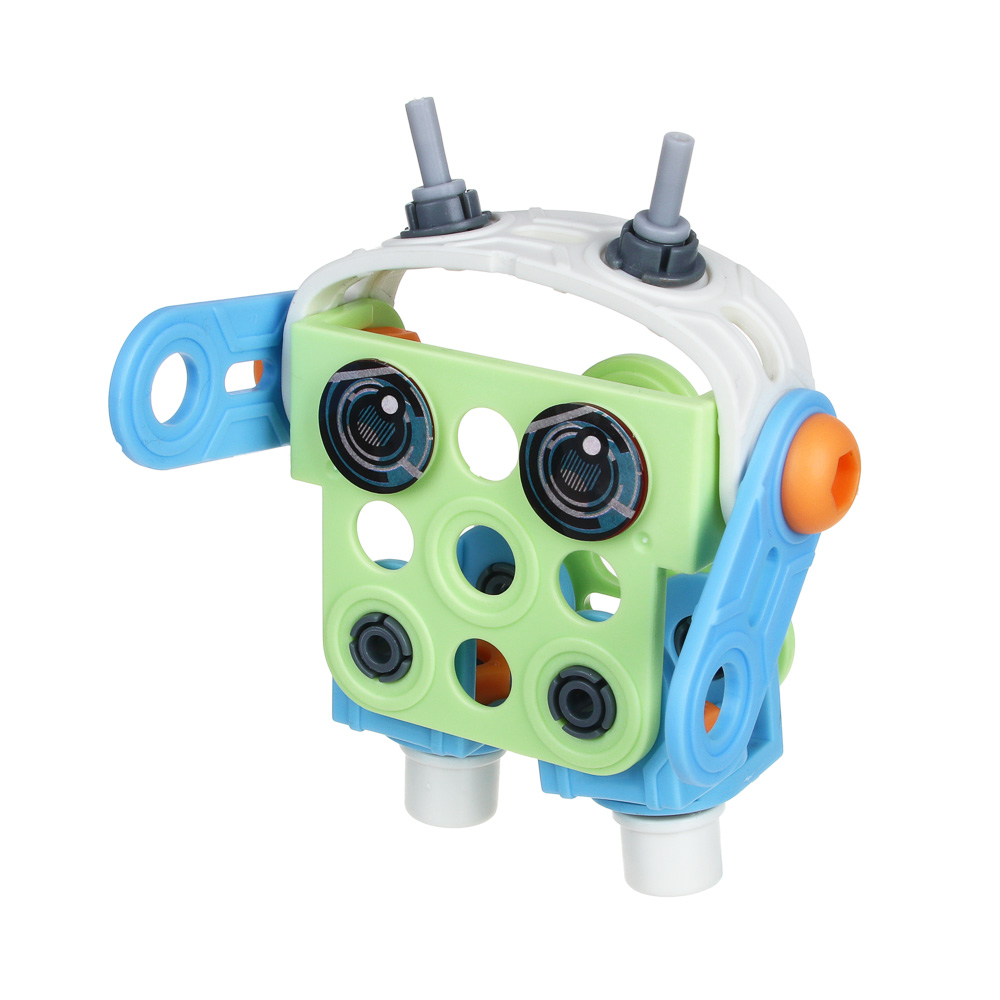 BY Конструктор развивающий 25-44 детали, ABS, 17х13х4, 6 дизайнов, арт.№ 859-089