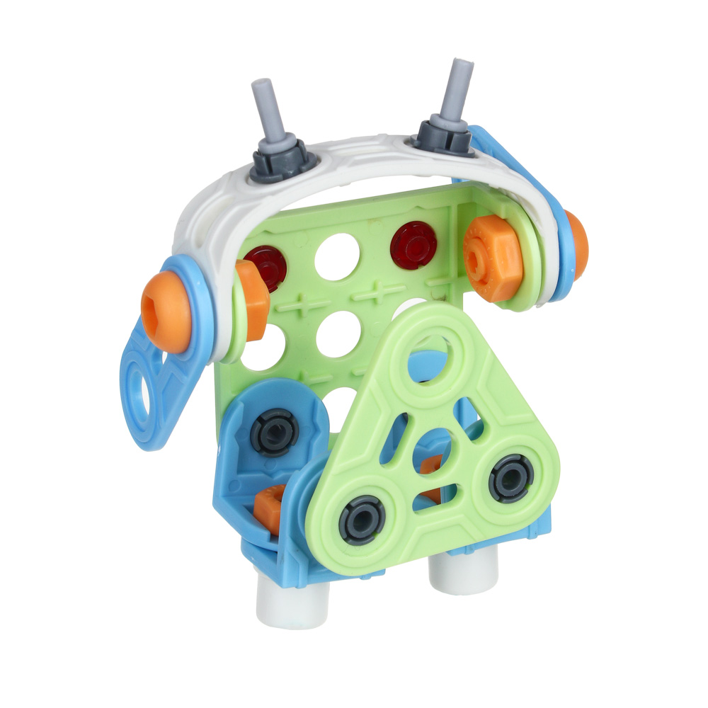 BY Конструктор развивающий 25-44 детали, ABS, 17х13х4, 6 дизайнов, арт.№ 859-089