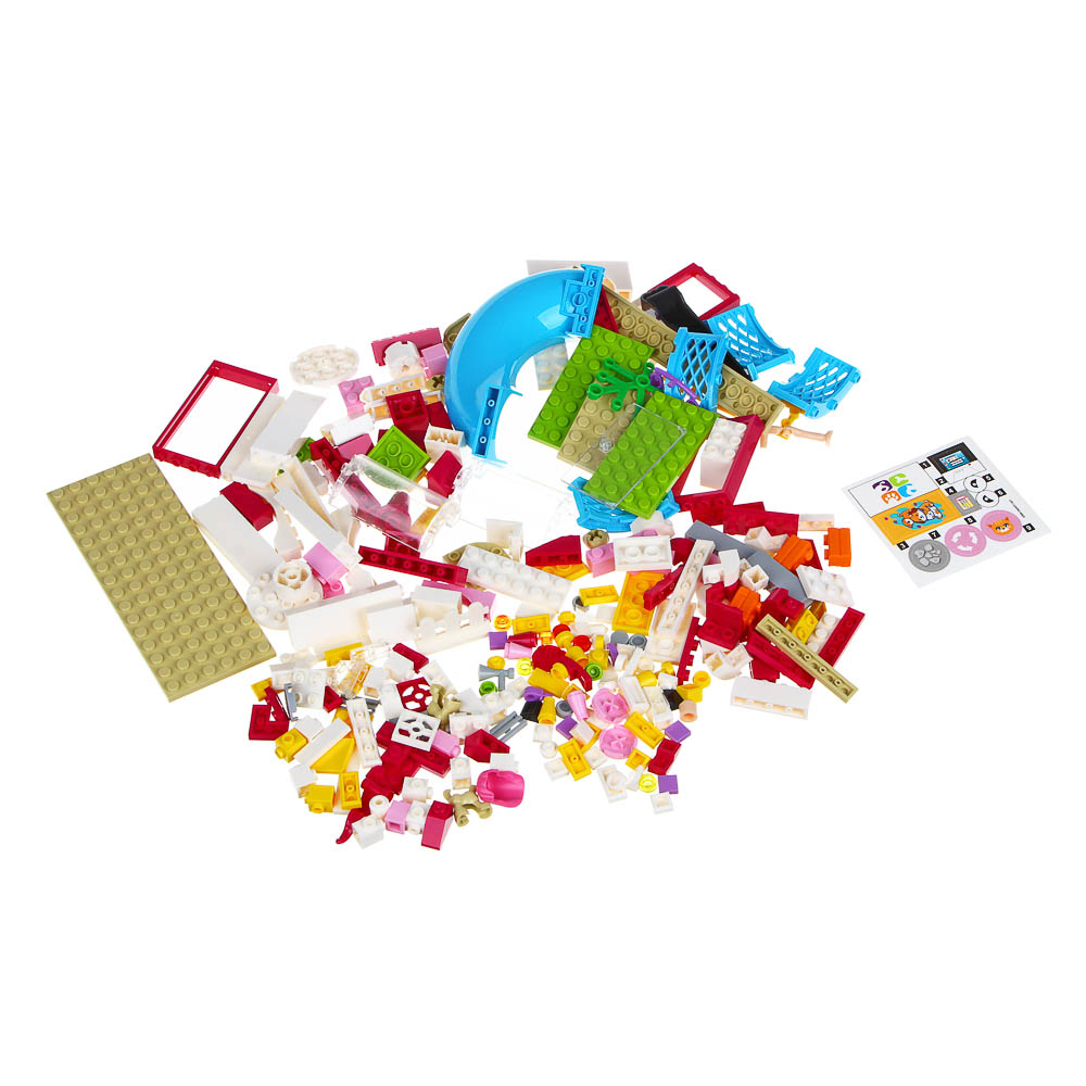 ИГРОЛЕНД Конструктор "Истории подружек", 189 -244 дет, пластик, 20х15х7см, 3 дизайна, арт.№ 858-058