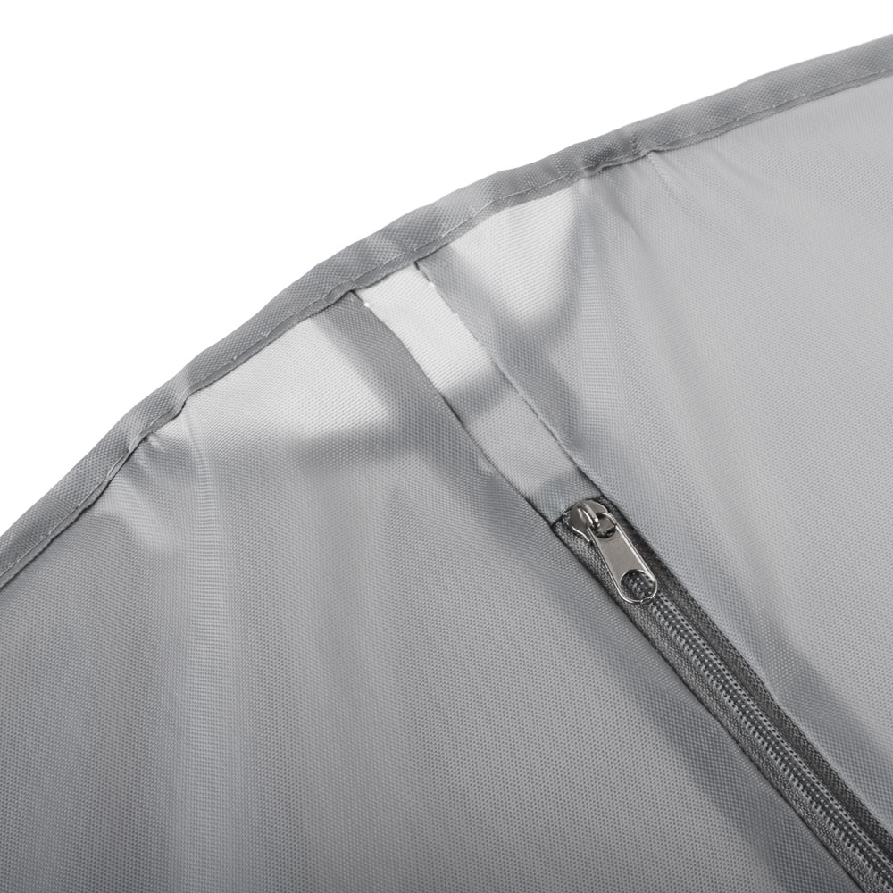 BY Швеция Чехол для одежды 60х130см, с молнией, полиэстер, серый, арт.№ 457-713