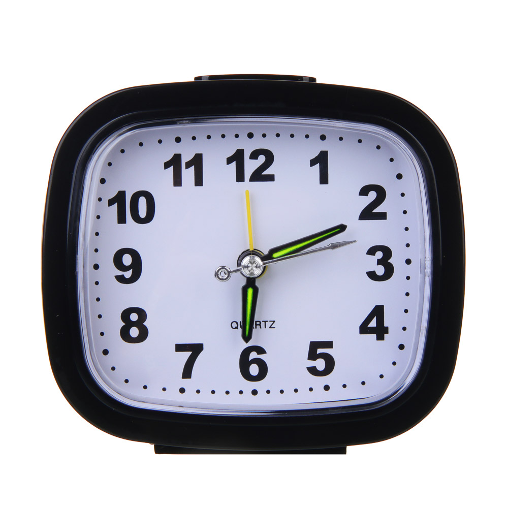 LADECOR CHRONO Будильник с подсветкой, 1*АА, 10x3,5x9 см, пластик, 4 цвета, арт.№ 529-039