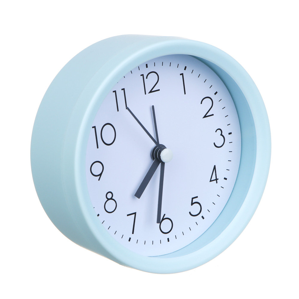 LADECOR CHRONO Будильник, 10x4x10 см, 1*АА, пластик, 4 цвета, арт.2, арт.№ 529-041