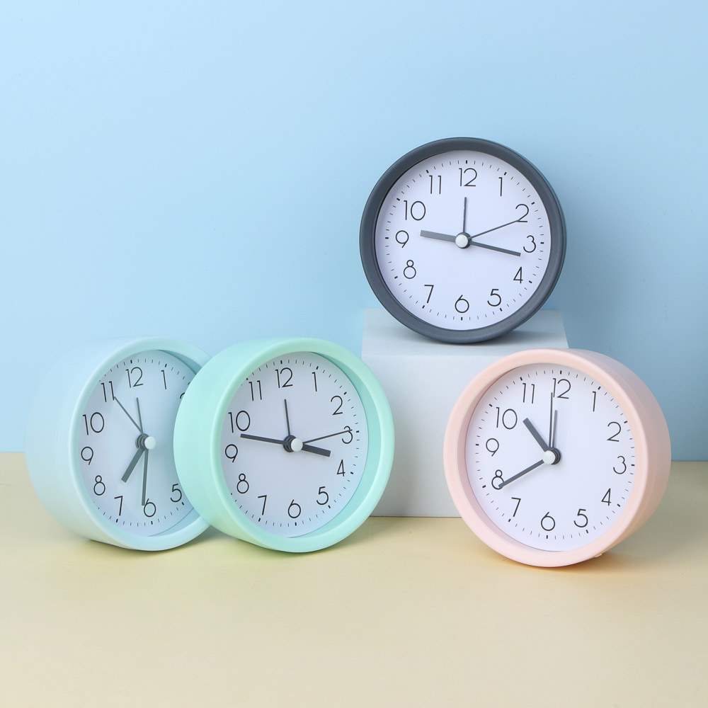 LADECOR CHRONO Будильник, 10x4x10 см, 1*АА, пластик, 4 цвета, арт.2, арт.№ 529-041