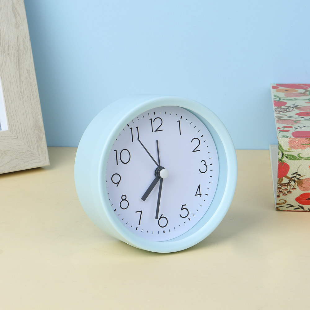 LADECOR CHRONO Будильник, 10x4x10 см, 1*АА, пластик, 4 цвета, арт.2, арт.№ 529-041