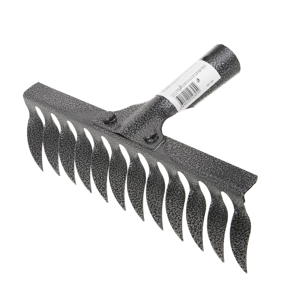 Грабли витые 12-зубьев б/ч, порошковый окрас,0.2 см, сталь, арт.№ 187-110