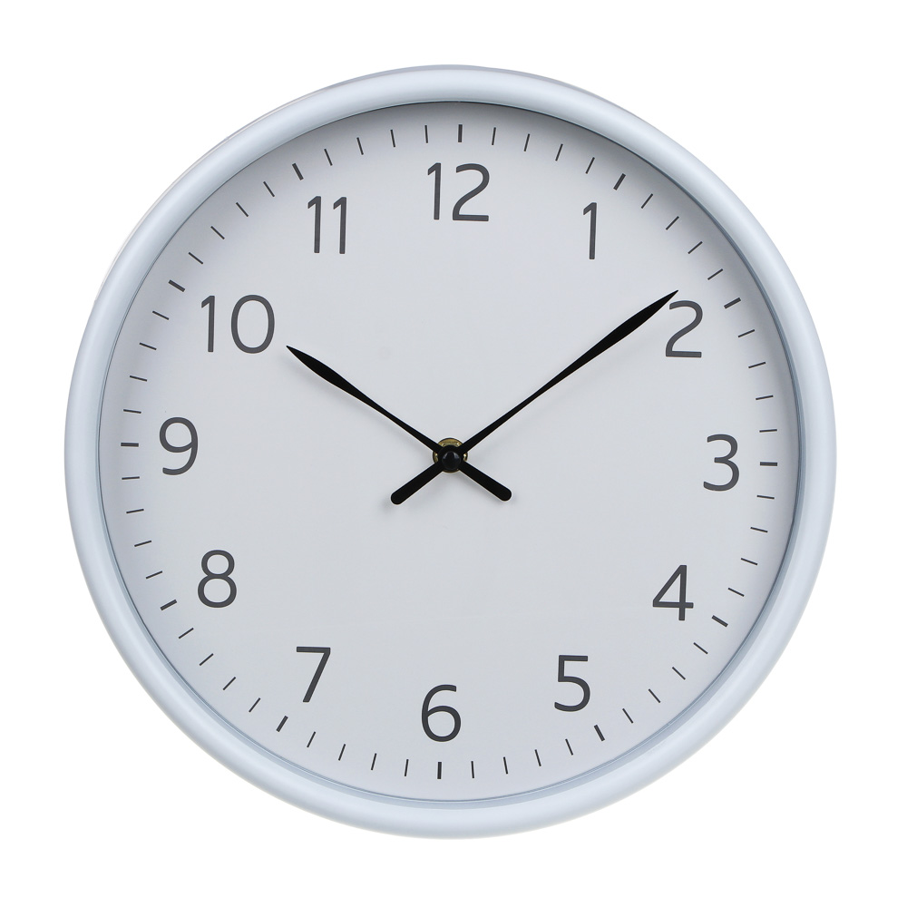 LADECOR CHRONO Часы настенные круглые, пластик, d30 см, 1xAA, арт.06-32, арт.№ 581-320