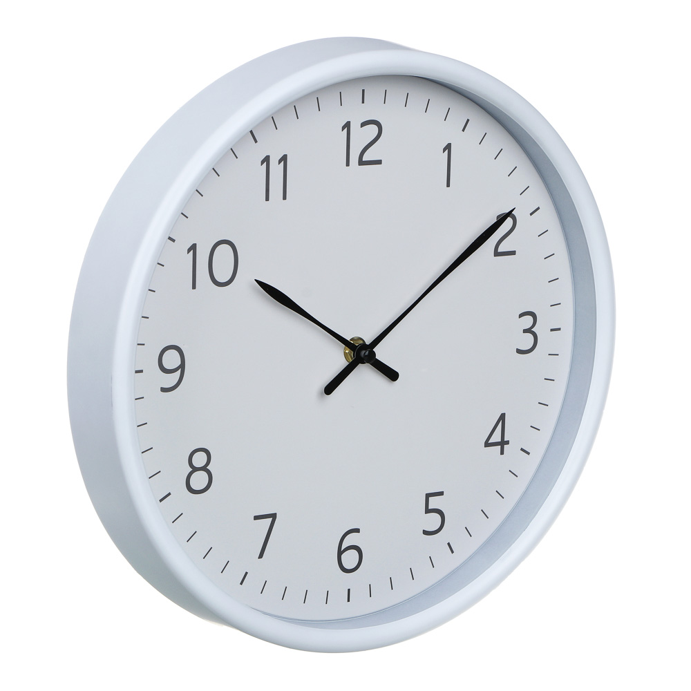 LADECOR CHRONO Часы настенные круглые, пластик, d30 см, 1xAA, арт.06-32, арт.№ 581-320