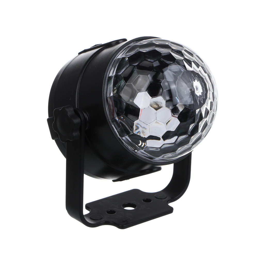 Светильник-проектор "Галактика" 9,3х10,3 см, 3 LED лампы, RGB, 7 режимов, USB, арт.№ 392-090