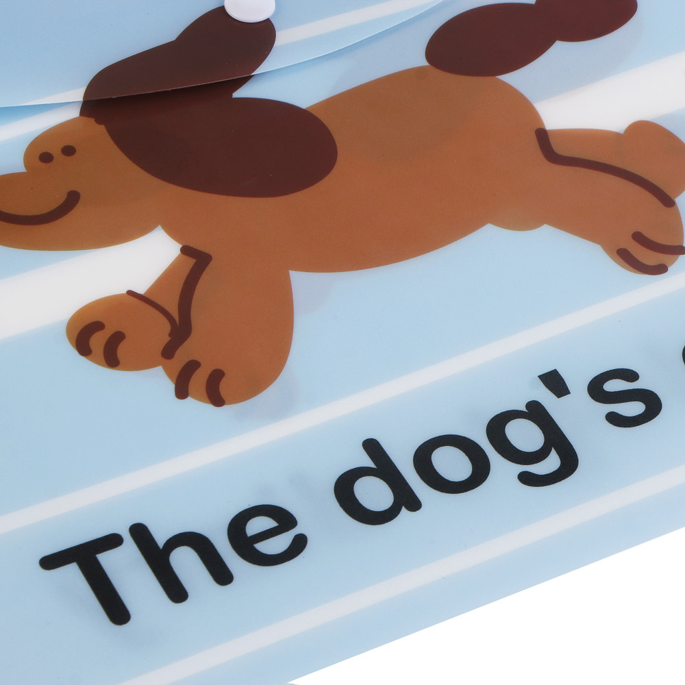 Папка с кнопкой А4 33х23см, "Минисо Стайл", 200мкм, ПП, 2 дизайна, арт.№ 524-359