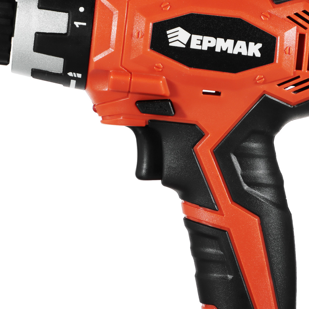 ЕРМАК Дрель-шуруповерт аккум. ДША 14-2 /Ni-Cd/14,4V/1,2 А*ч/0-350/0-1250 об/мин.б/мин /16Н*м/ 2аккум, арт.№ 646-213