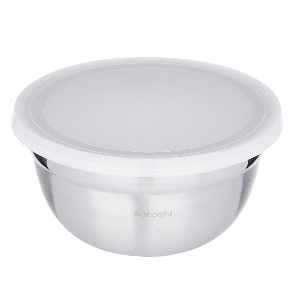 SATOSHI Набор салатников с крышками 6пр:14,16,18см, нерж.сталь, арт.№ 812-080