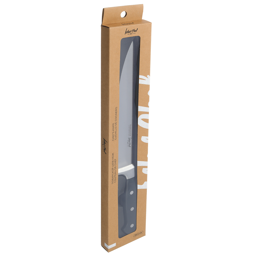 Ivlev Chef Profi Нож кухонный шеф 25,4см, кованый, нерж.сталь 5Cr15, арт.№ 803-315