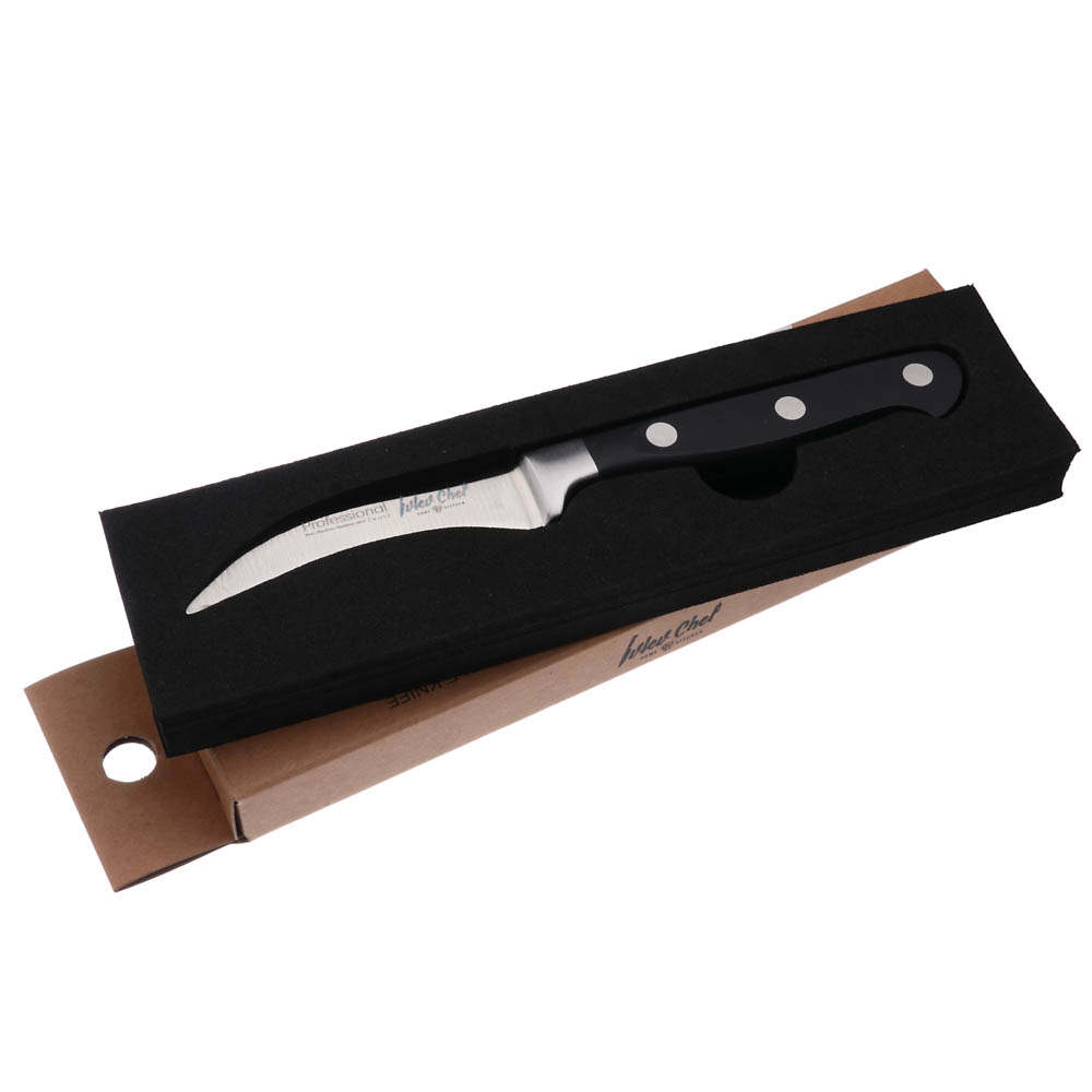Ivlev Chef Profi Нож кухонный овощной 9см, кованый, нерж.сталь 5Cr15, арт.№ 803-316
